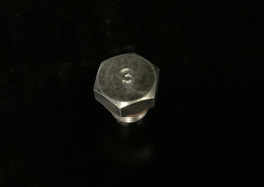 5/8 UNF tacho hole bung zinc-coated steel, AM1064