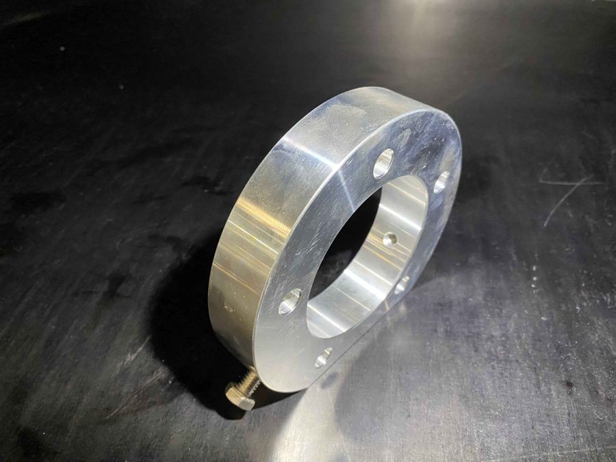 Billet drive shaft cover adaptor, aluminium, AM1098