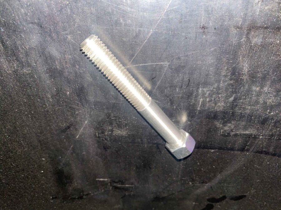 Short stud AM1082, 1/2 inch UNC, 4-1/4 inch overall length