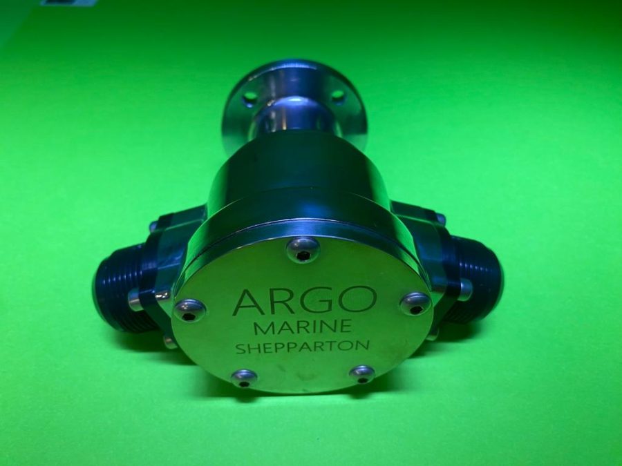 Argo billet chrome water pump with -12 or -16 fittings – AM1150 / AM1153