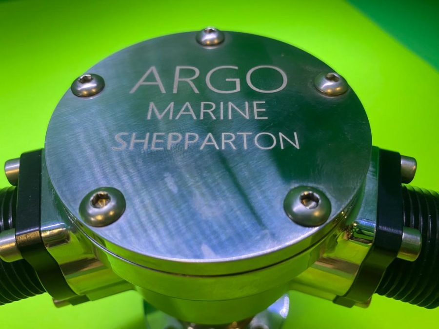 Argo billet chrome water pump with -12 or -16 fittings – AM1150 / AM1153