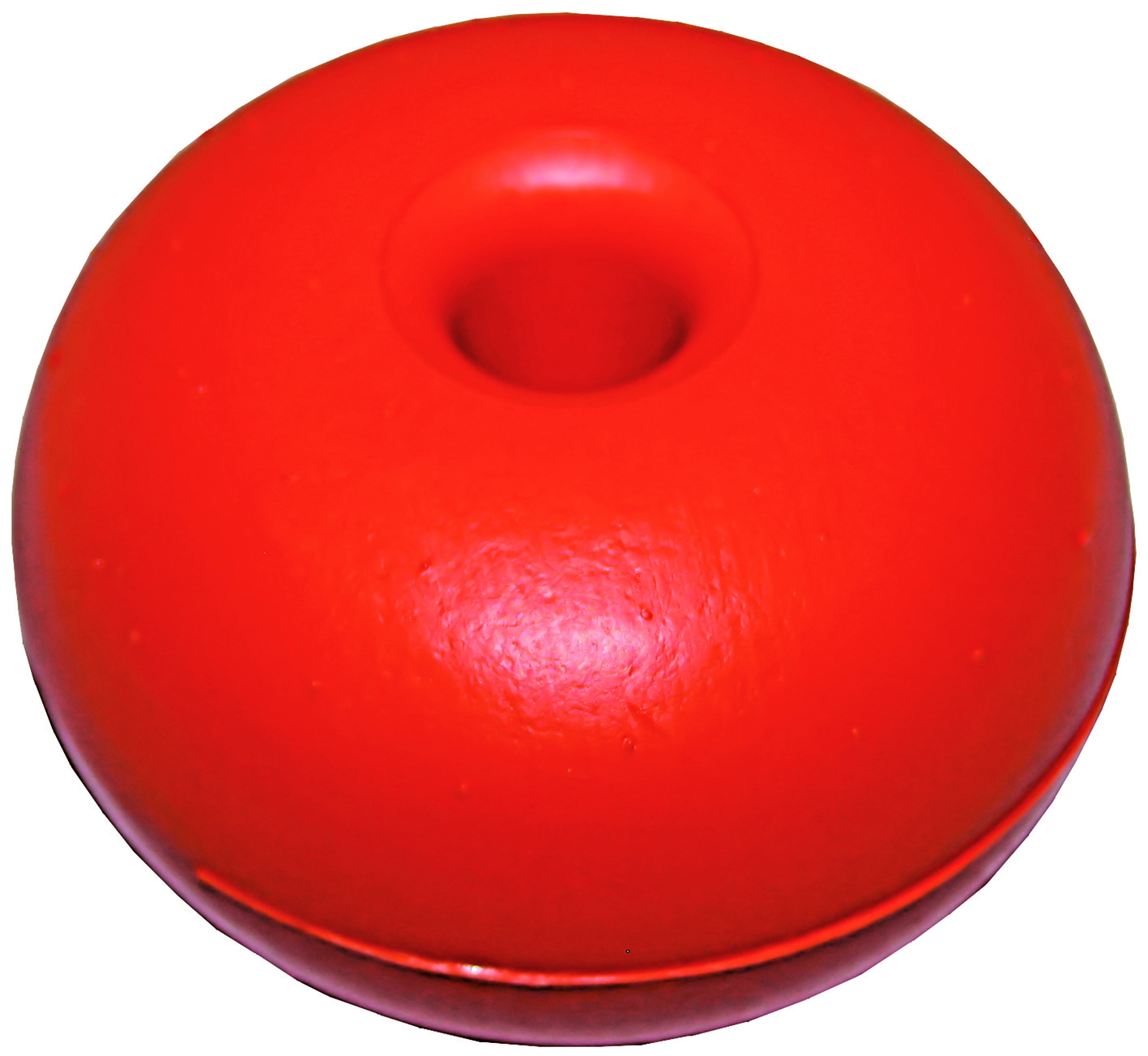 PVC Rope Float 75mm orange with 10mm centre hole