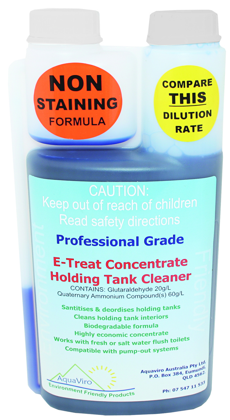 AquaViro E-Treat Concentrate 1 L bottle for marine holding tanks