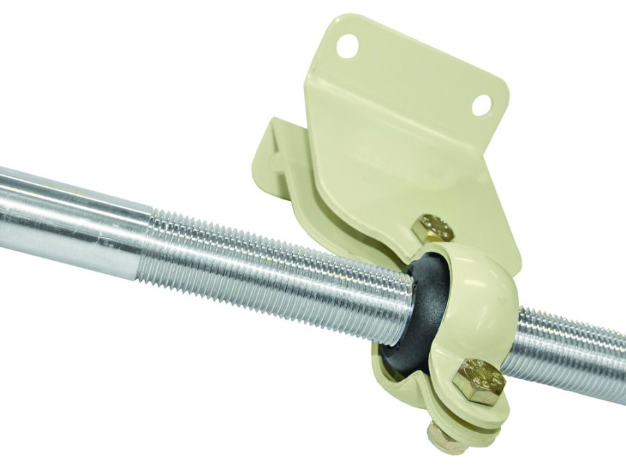 Transom Mount Kit Standard RWB7644 with aluminium clamp and powder-coated steel tube