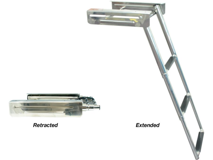 BLA Telescopic Boarding Ladder 3 Step stainless steel