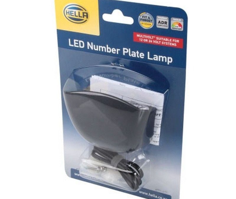 Hella LED Number Plate Lamp surface-mount