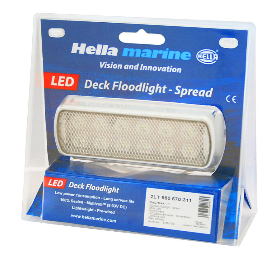 Hella Marine Sea Hawk LED Floodlight Spread white
