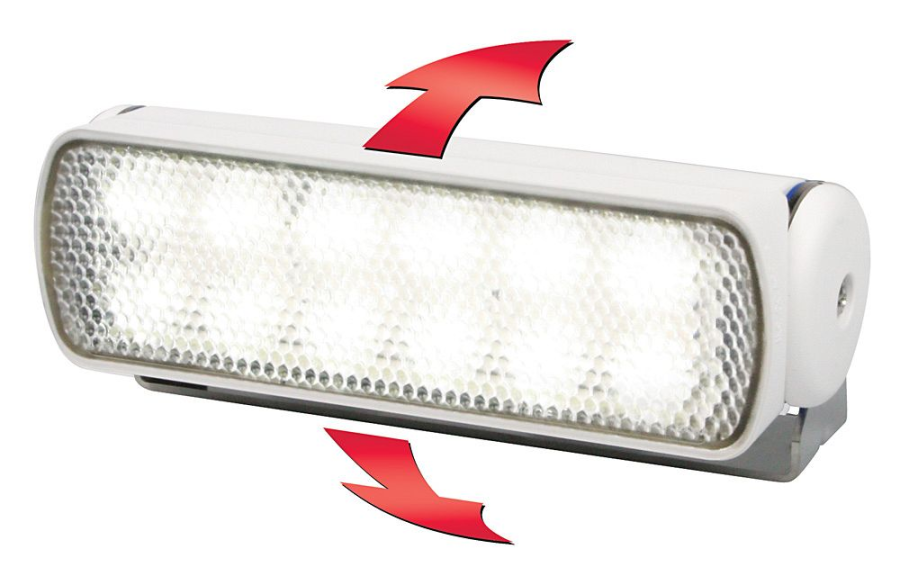 Hella Marine Sea Hawk LED Floodlight Spread White Housing - Image 3