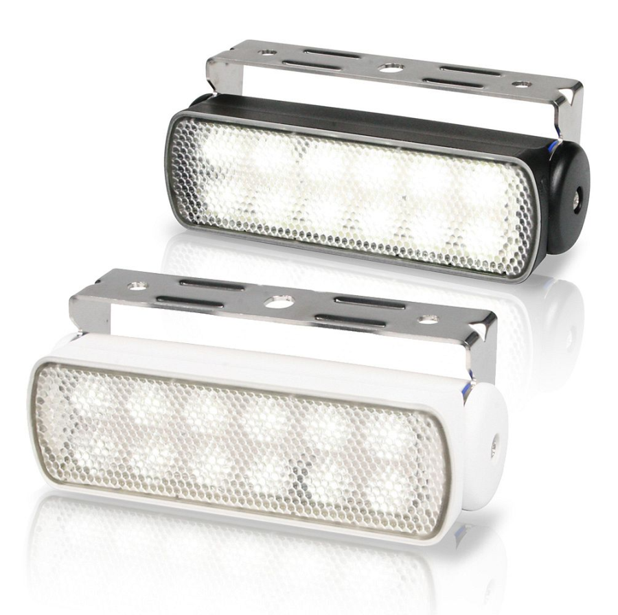 Hella Marine Sea Hawk LED Floodlight Spread White Housing - Image 2
