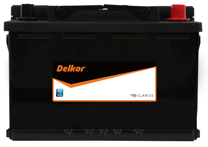 Delkor Calcium 58012 12V 80Ah Battery front view