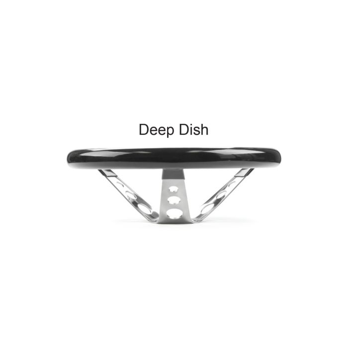 Covico Stainless Deep Dish Steering Wheel 12in - Image 2