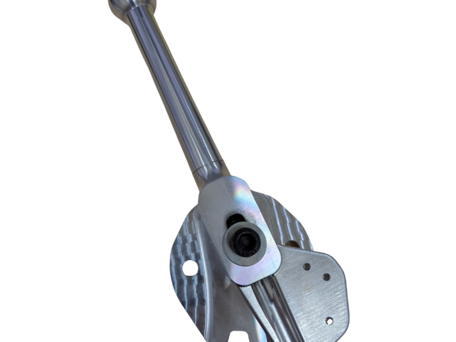 Dog Clutch Lever 8in Push Down Type machined marine selector lever